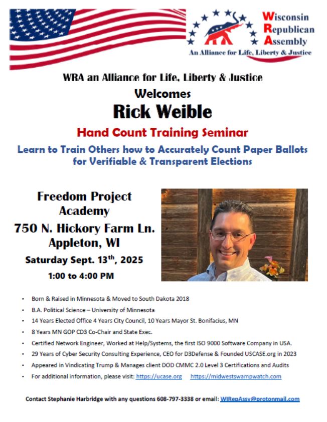 Rick Weible Hand Count Training Seminar