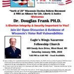 WRA & N of 29 Present Dr. Douglas Frank Sat Jan. 10th 1-4PM West Bend